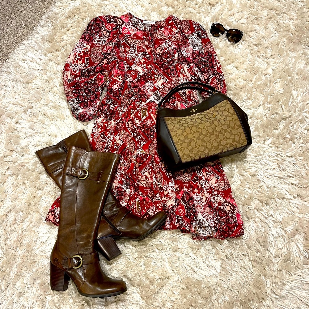 ✨ Brand 🆕 Calvin Klein 3/4 Puff Sleeve Dress ✨